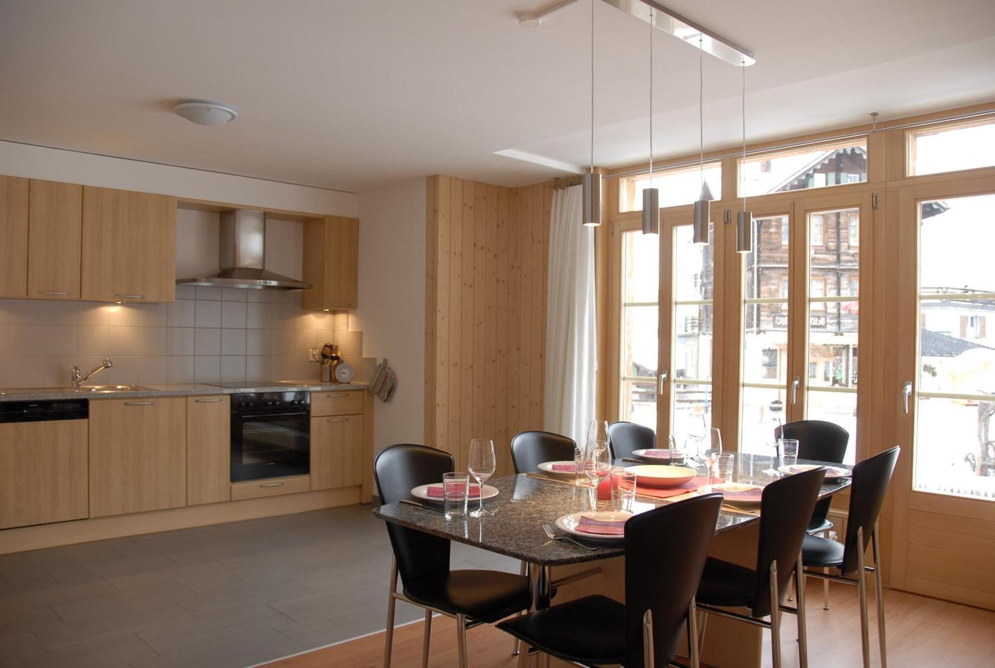 Ferienwohnung Alte Baeckerei Mürren Dış mekan fotoğraf