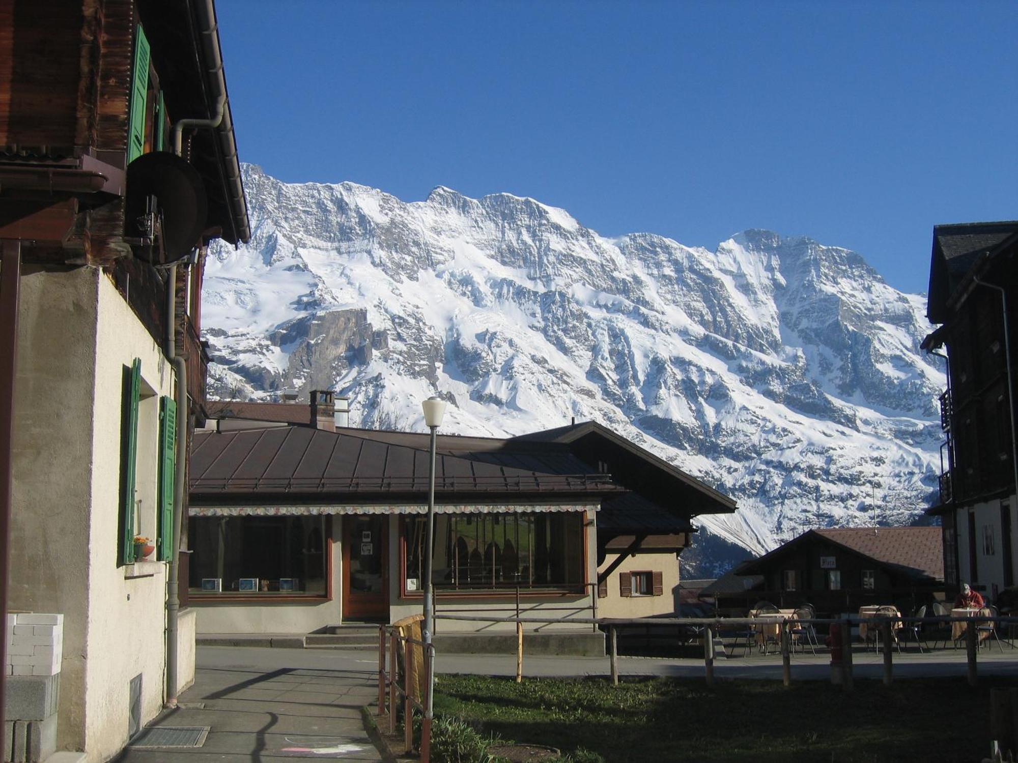 Ferienwohnung Alte Baeckerei Mürren Dış mekan fotoğraf