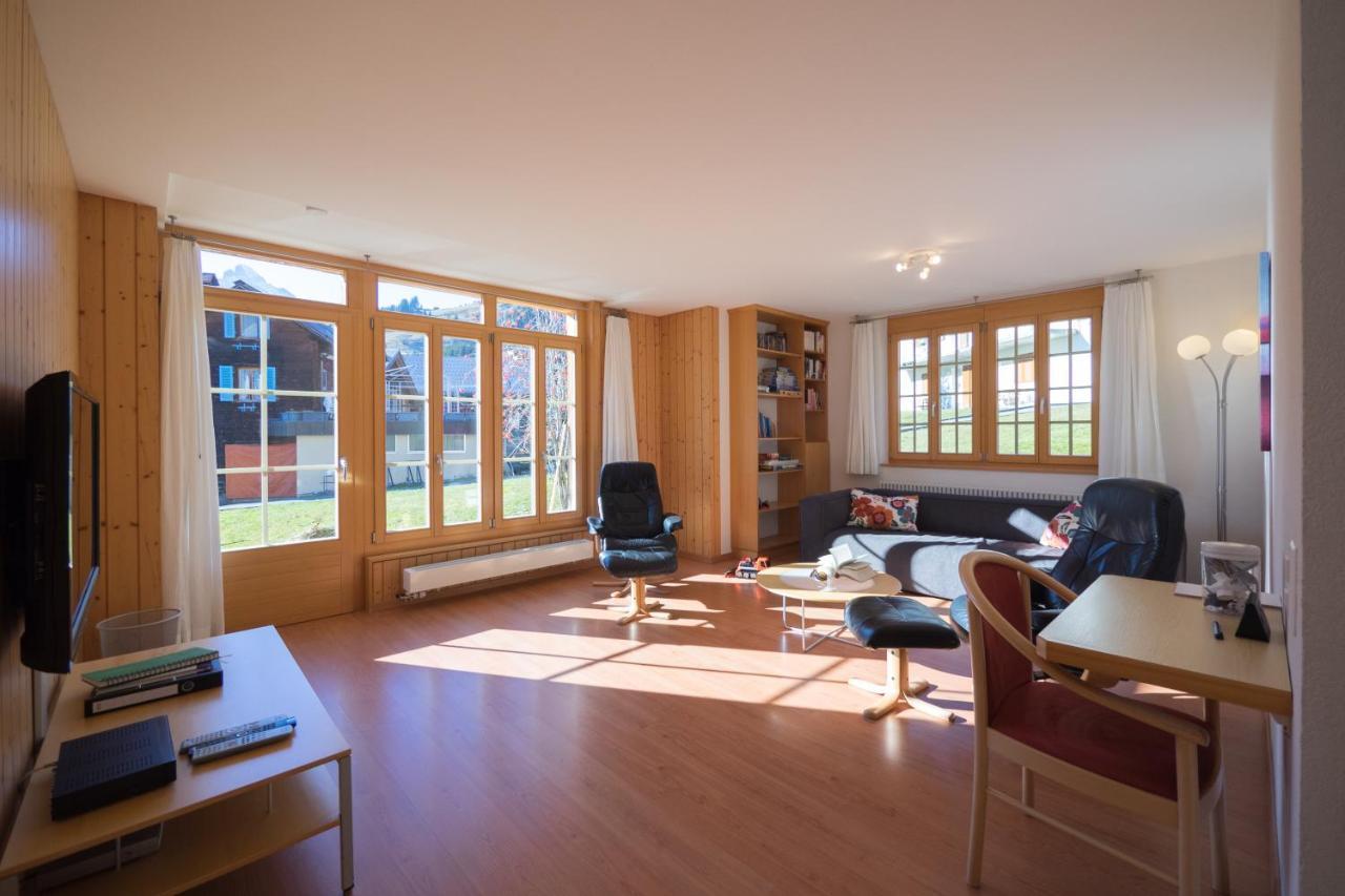 Ferienwohnung Alte Baeckerei Mürren Dış mekan fotoğraf